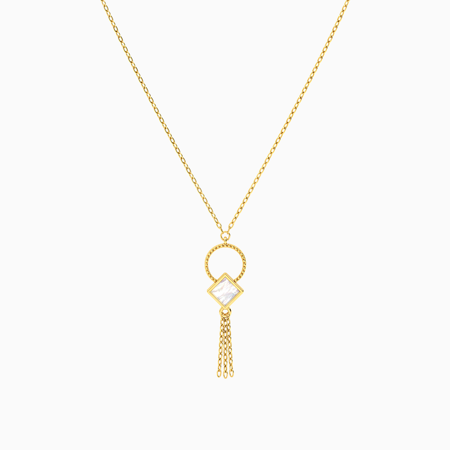 Multishaped Pearls Chain Necklace in 18K Gold - 3 Multishaped Pearls Chain Necklace in 18K Gold - 3