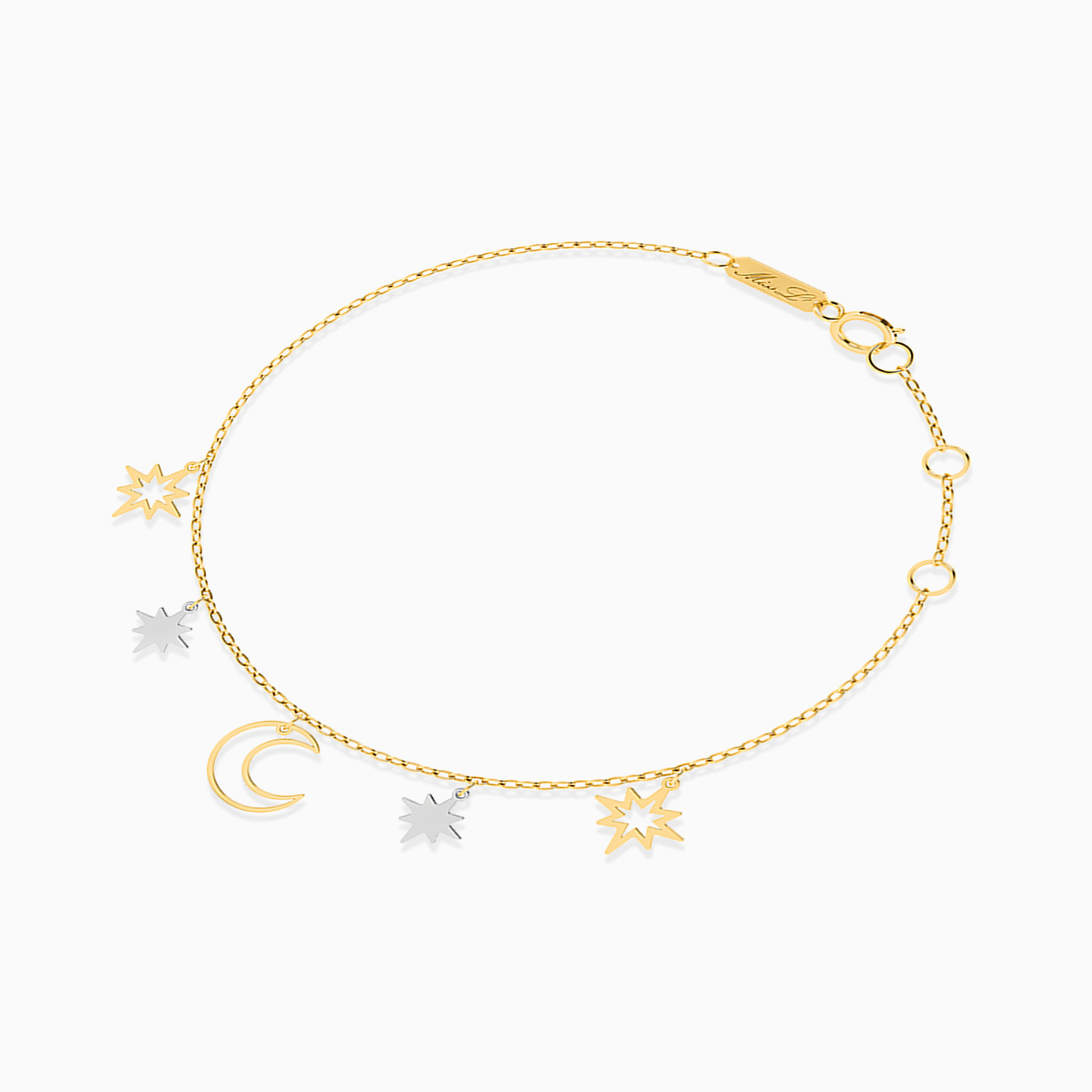 Celestial Chain Bracelet in 18K Gold - 2