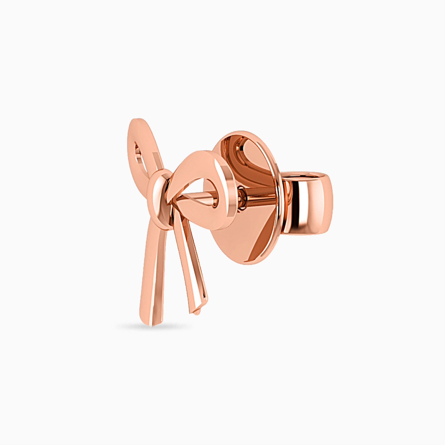 Bow Stud Earrings in 18K Gold - 3 Bow Stud Earrings in 18K Gold - 3