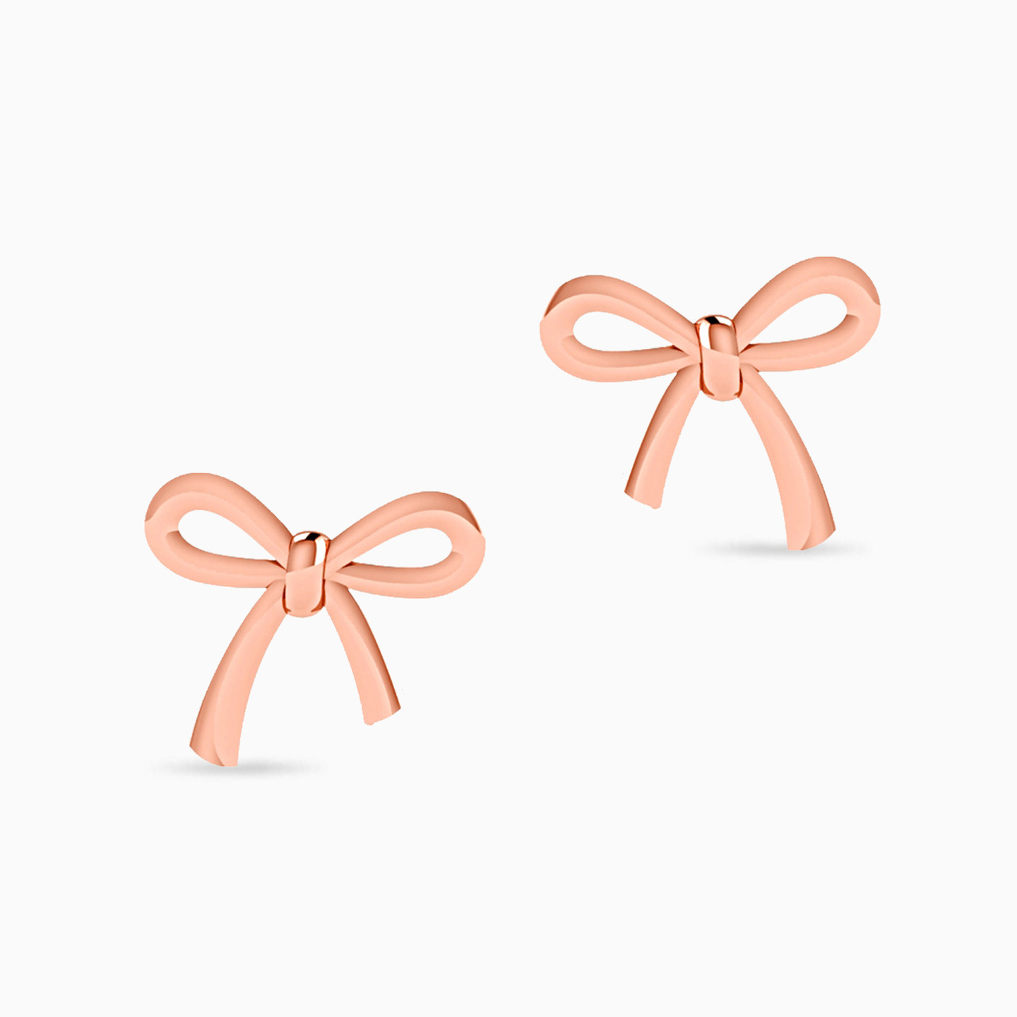 Bow Stud Earrings in 18K Gold Bow Stud Earrings in 18K Gold