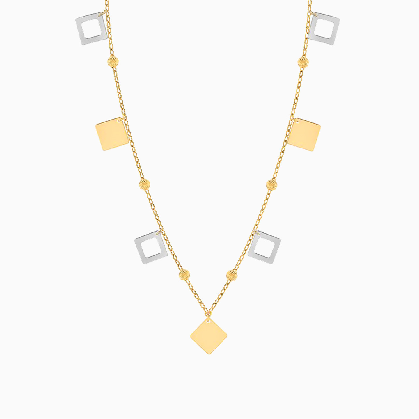 Square Chain Necklace in 18K Gold Square Chain Necklace in 18K Gold