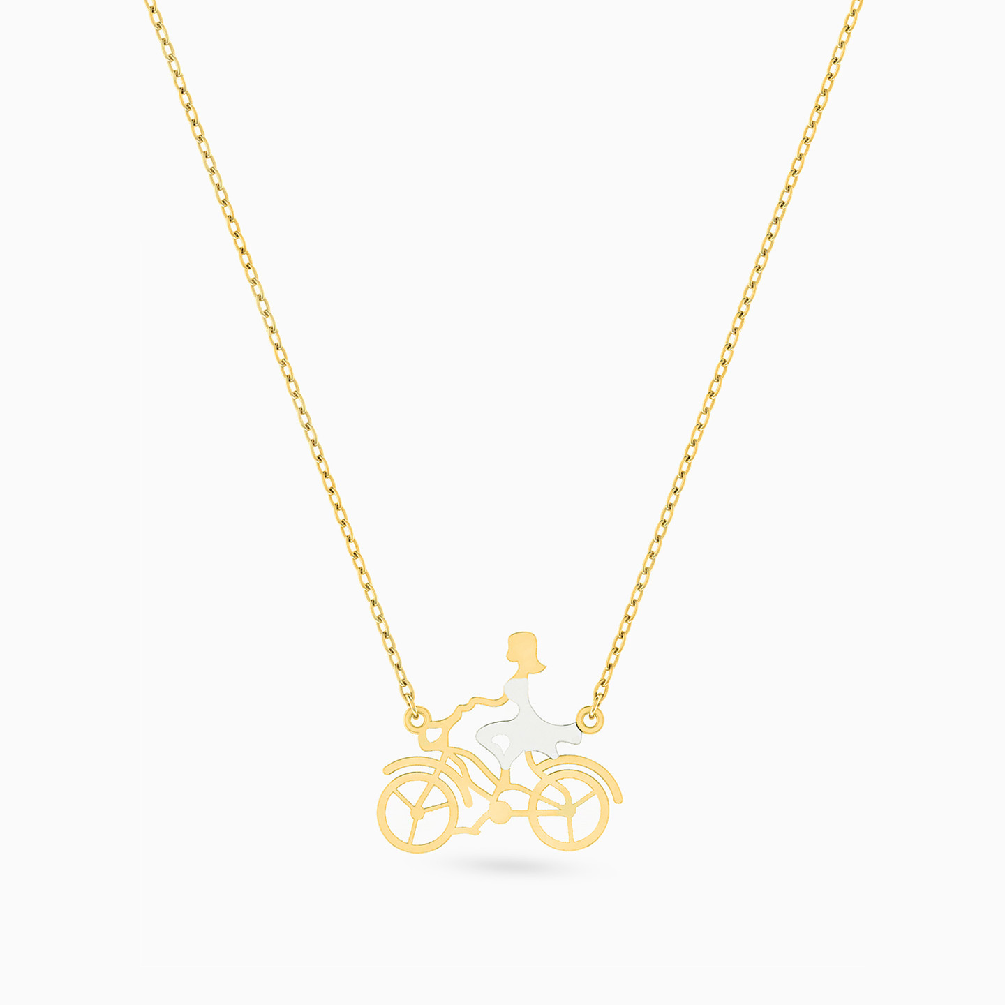 18K Gold Pendant Necklace - 2