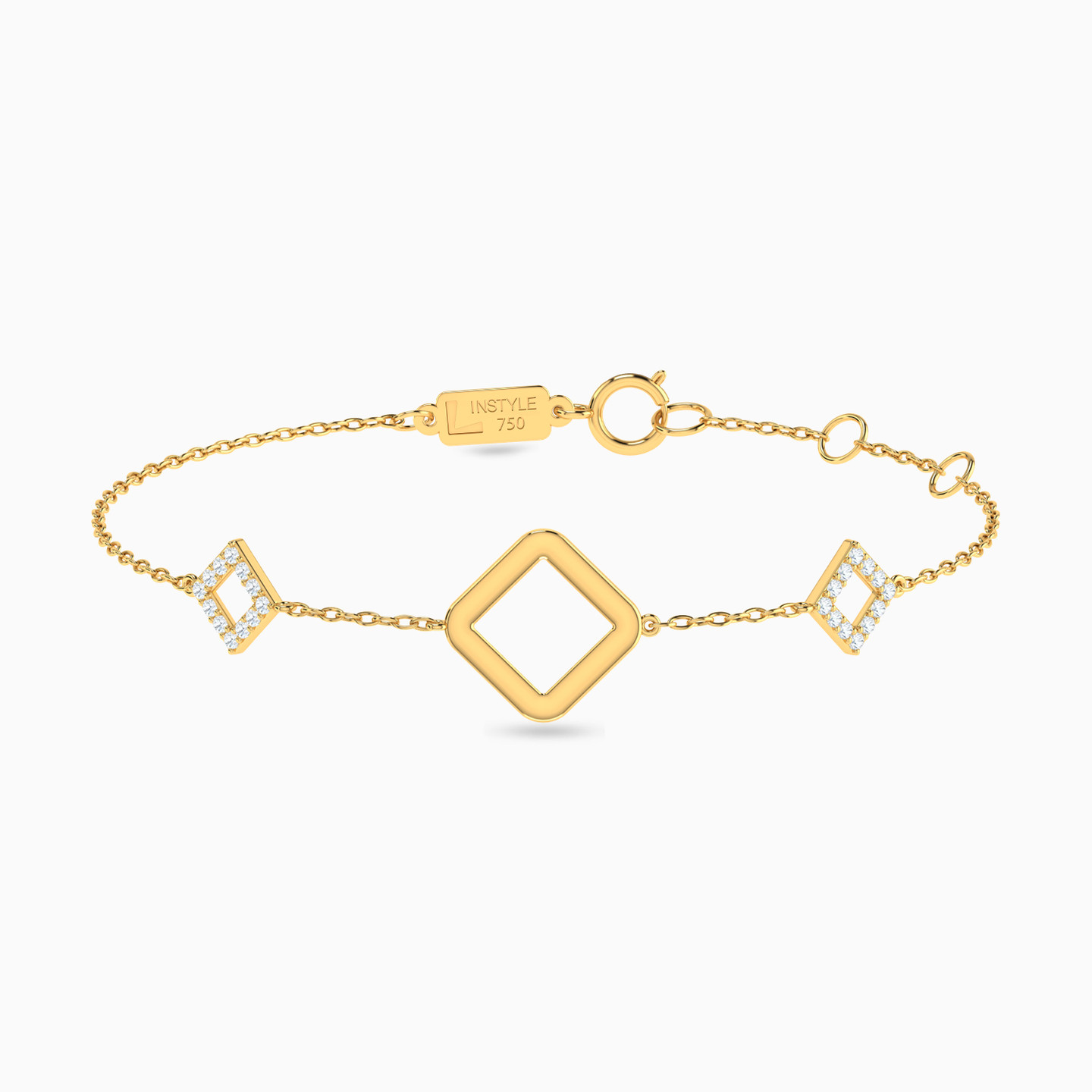 Cubic Zirconia Full Set in 18K Gold (4 Pieces) - 3 Cubic Zirconia Full Set in 18K Gold (4 Pieces) - 3