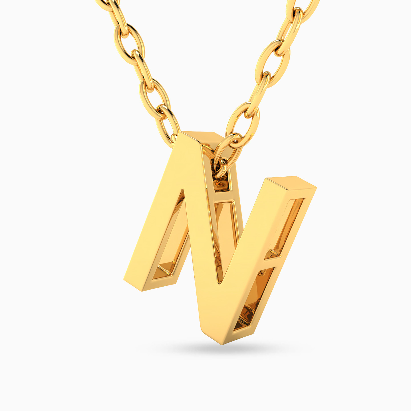 18K Gold Pendant Necklace - 2