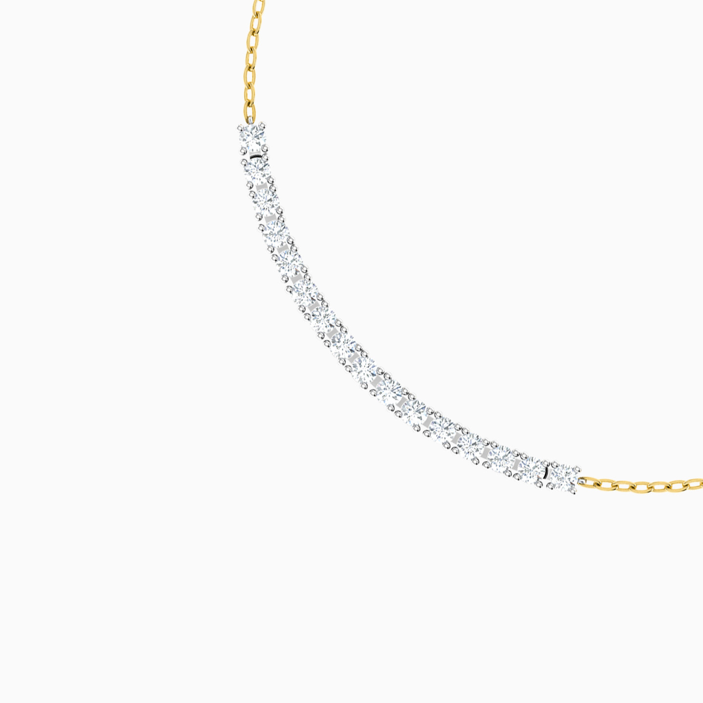 أسورة ذهب دائرة عيار 18 قيراط مزينة بالألماس - 3 أسورة ذهب دائرة عيار 18 قيراط مزينة بالألماس - 3