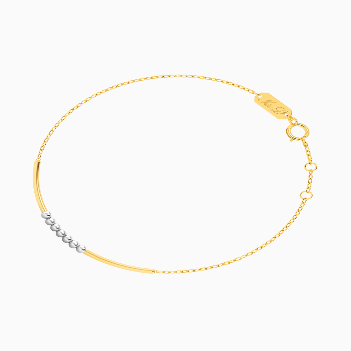 Round Chain Bracelet in 18K Gold - 2 Round Chain Bracelet in 18K Gold - 2