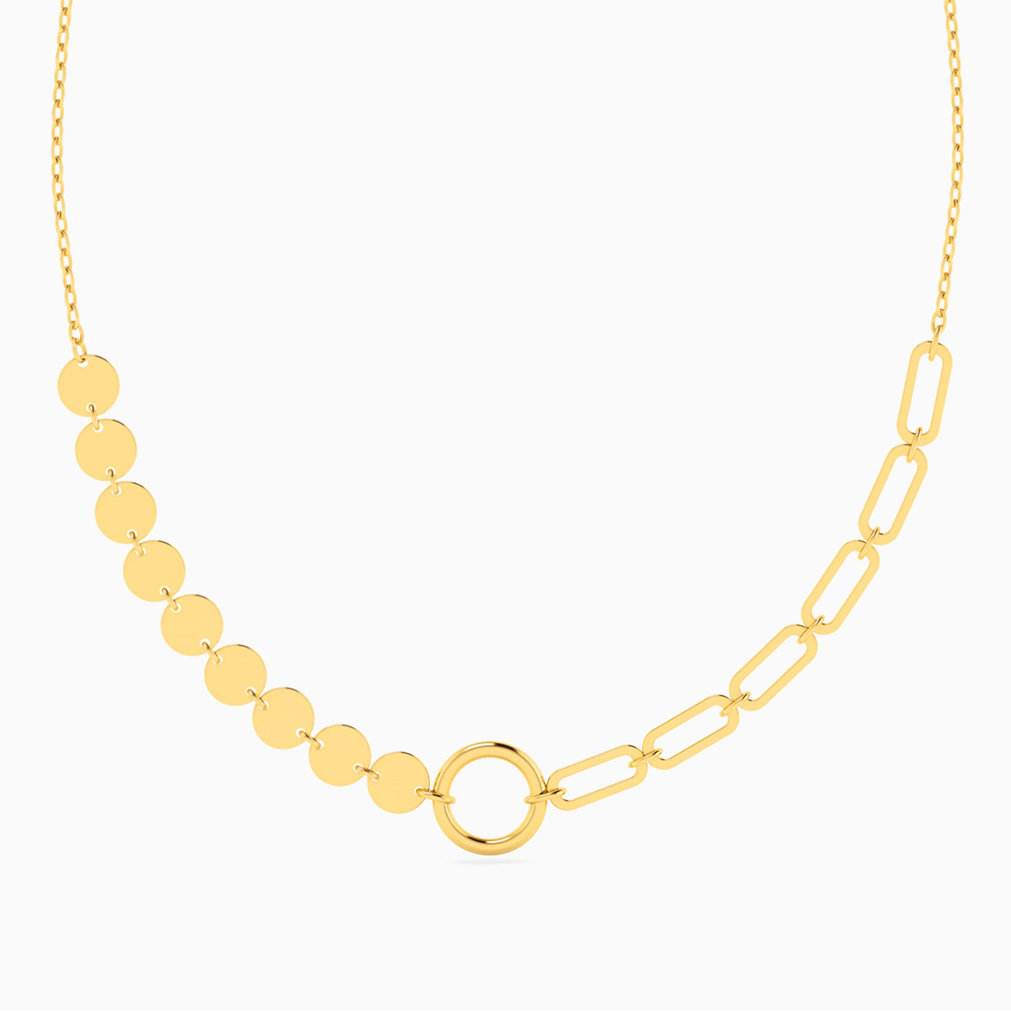 Link Shaped 18K Gold Chain