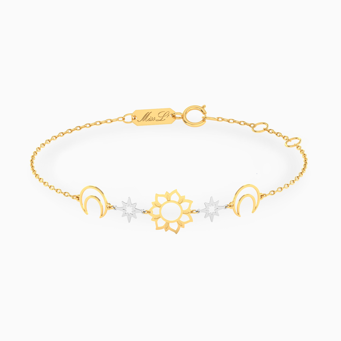 18K Gold Chain Bracelet