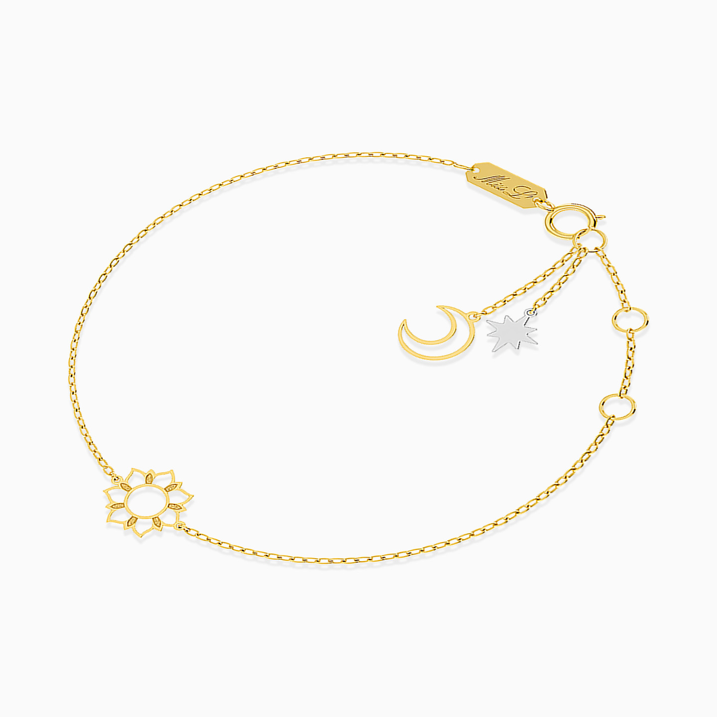18K Gold Chain Bracelet | Miss L' Egypt