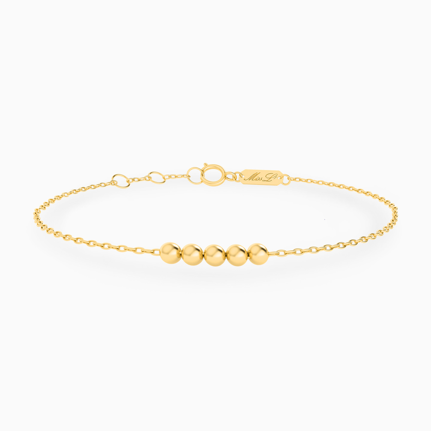 18K Gold Chain Bracelet