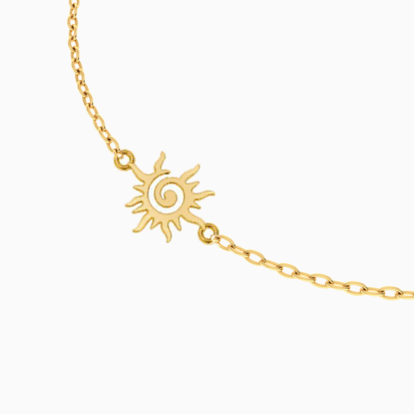 18K Gold Chain Bracelet - 3