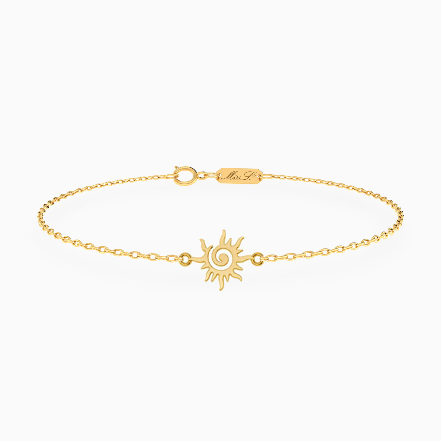 Sun Chain Bracelet in 18K Gold