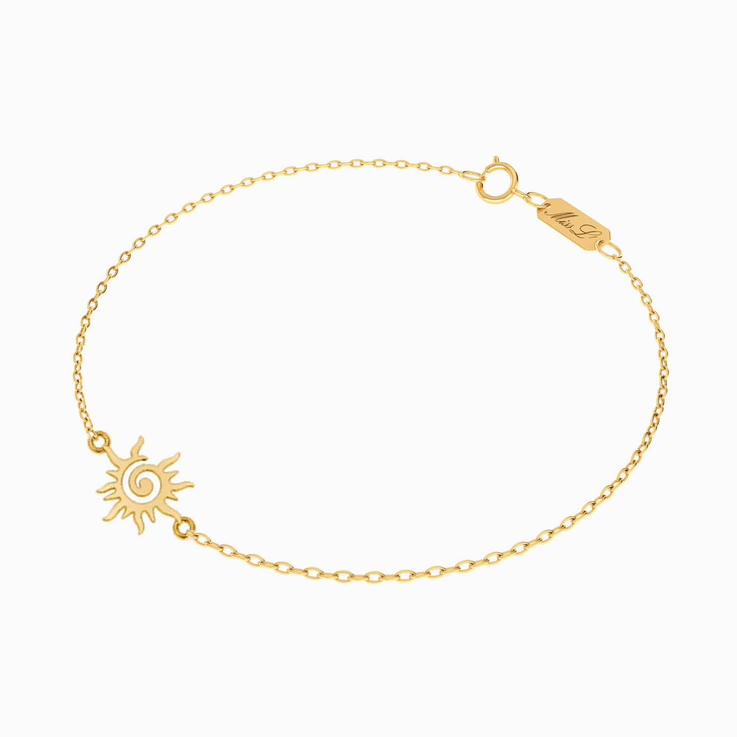 18K Gold Chain Bracelet - 2