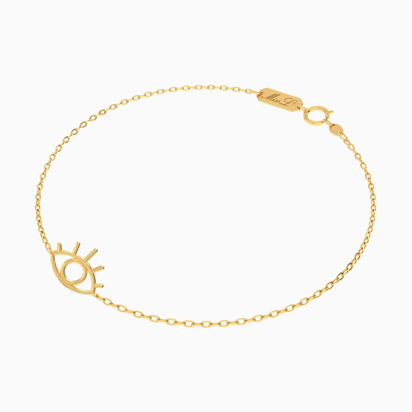 18K Gold Chain Bracelet - 2