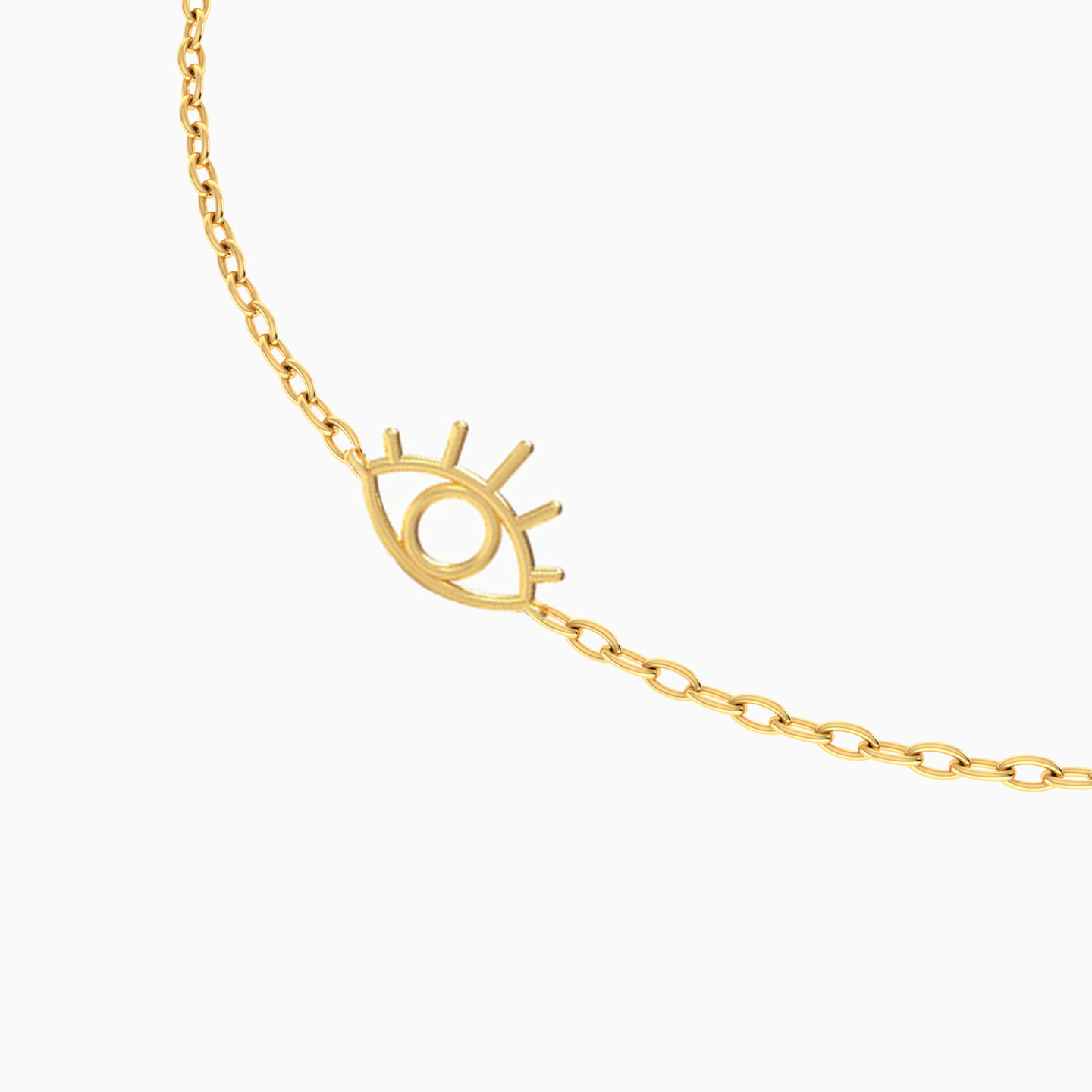 18K Gold Chain Bracelet - 3