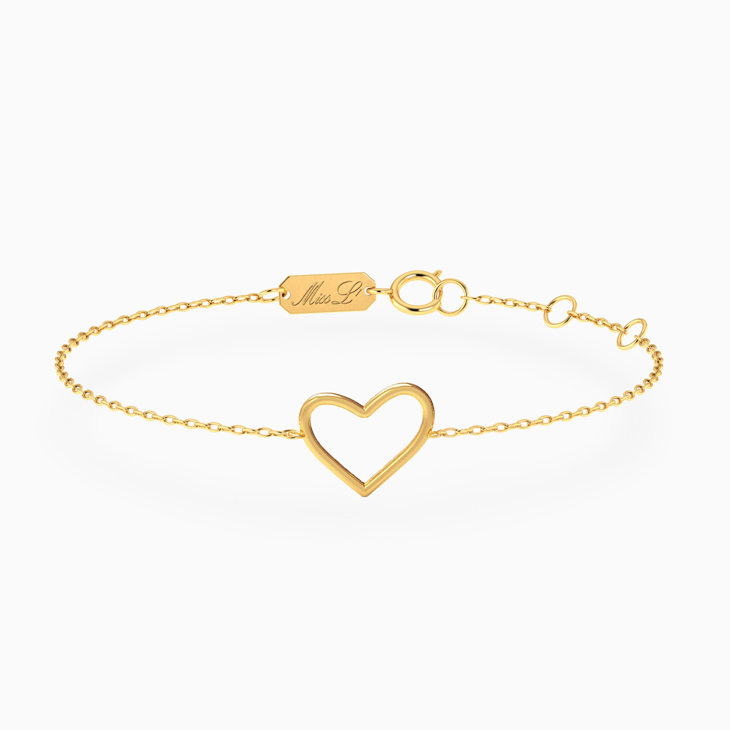 18K Gold Chain Bracelet