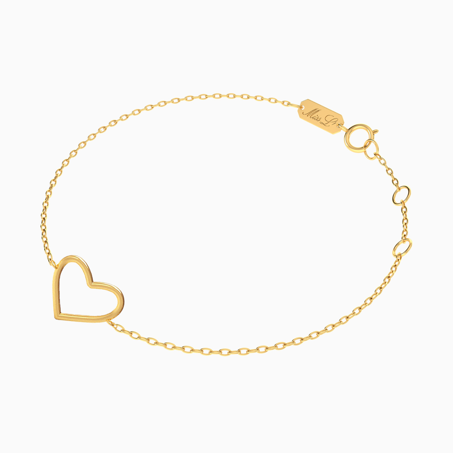 18K Gold Chain Bracelet - 2