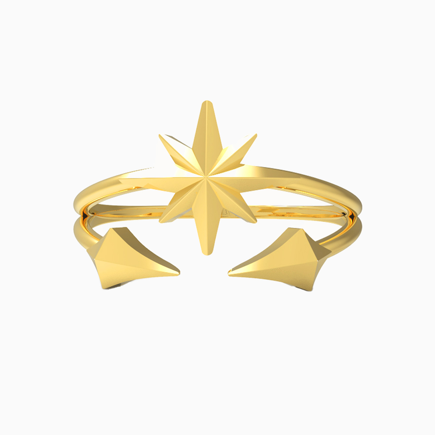 18K Gold Statement Ring