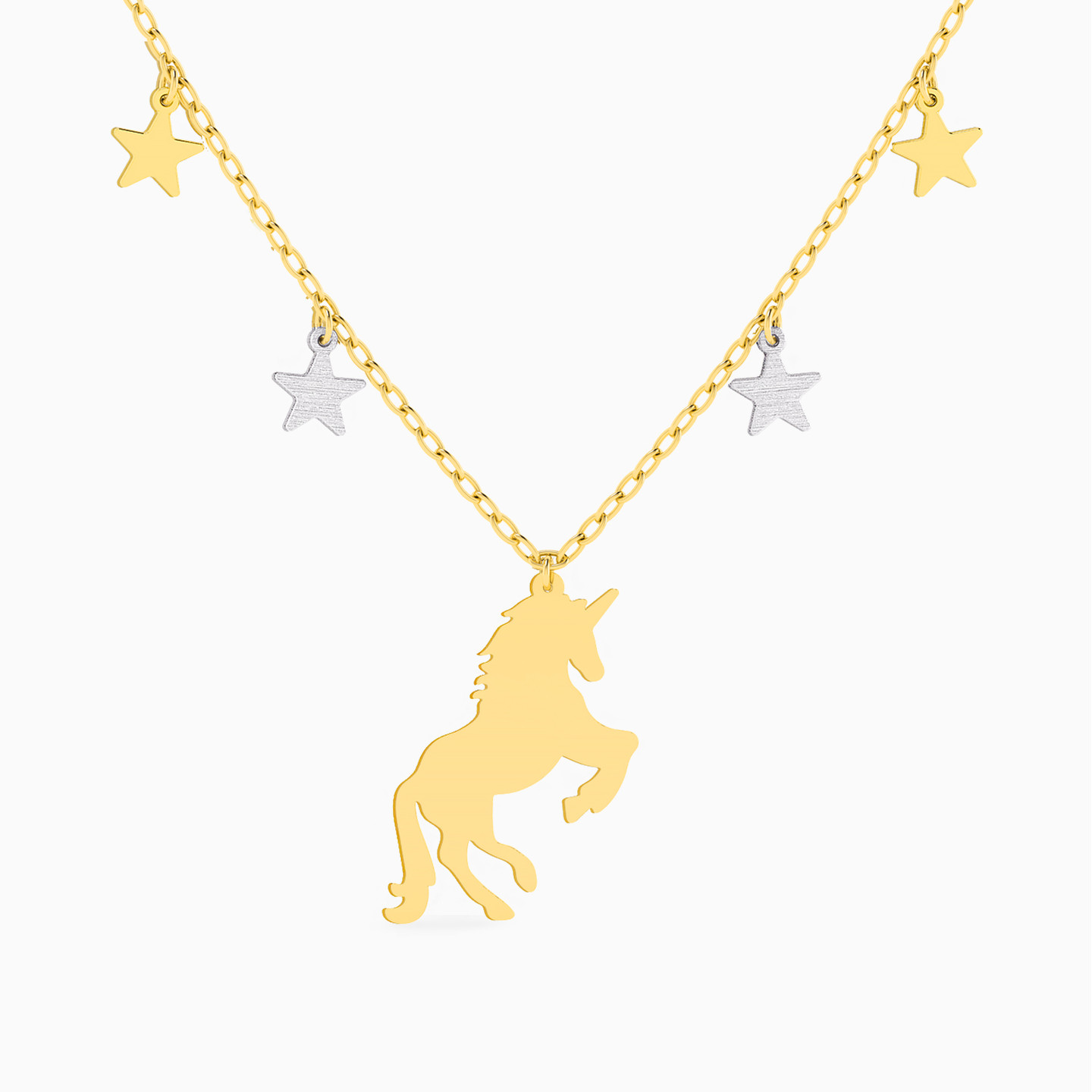 سلسلة ذهب يونيكورن عيار 18 قيراط سلسلة ذهب يونيكورن عيار 18 قيراط