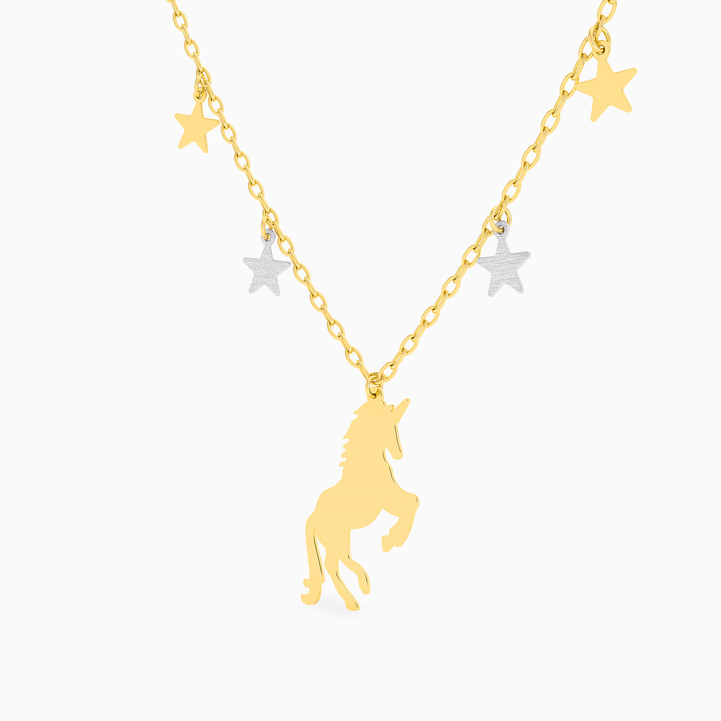 سلسلة ذهب يونيكورن عيار 18 قيراط - 2 سلسلة ذهب يونيكورن عيار 18 قيراط - 2