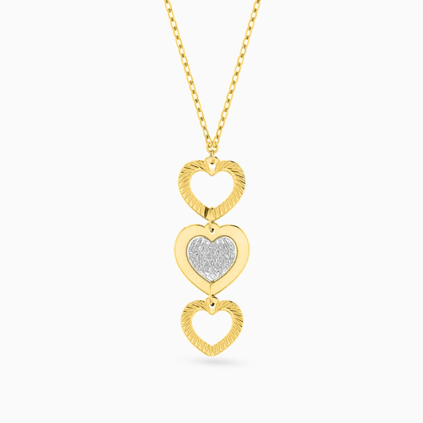 Heart Necklace In 18K Gold Heart Necklace In 18K Gold