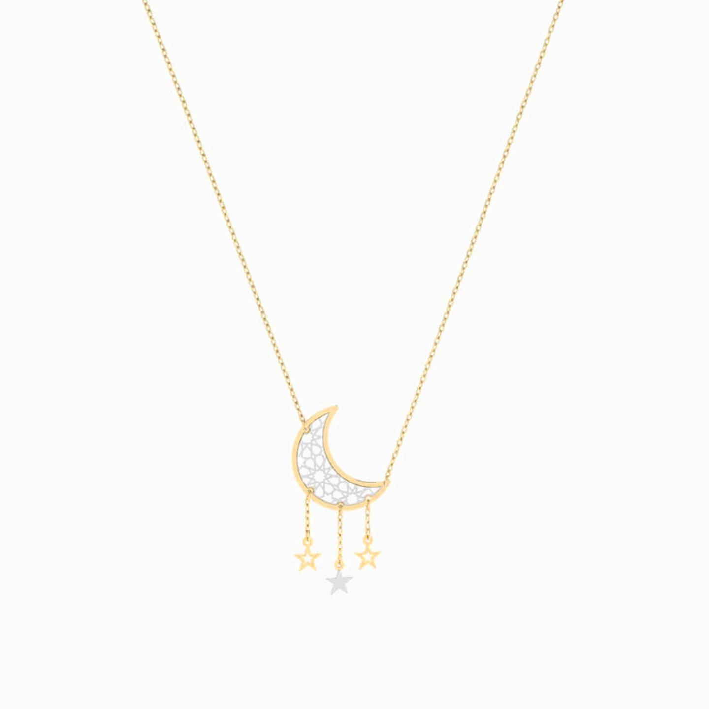 Crescent Necklace in 18K Gold - 5 Crescent Necklace in 18K Gold - 5