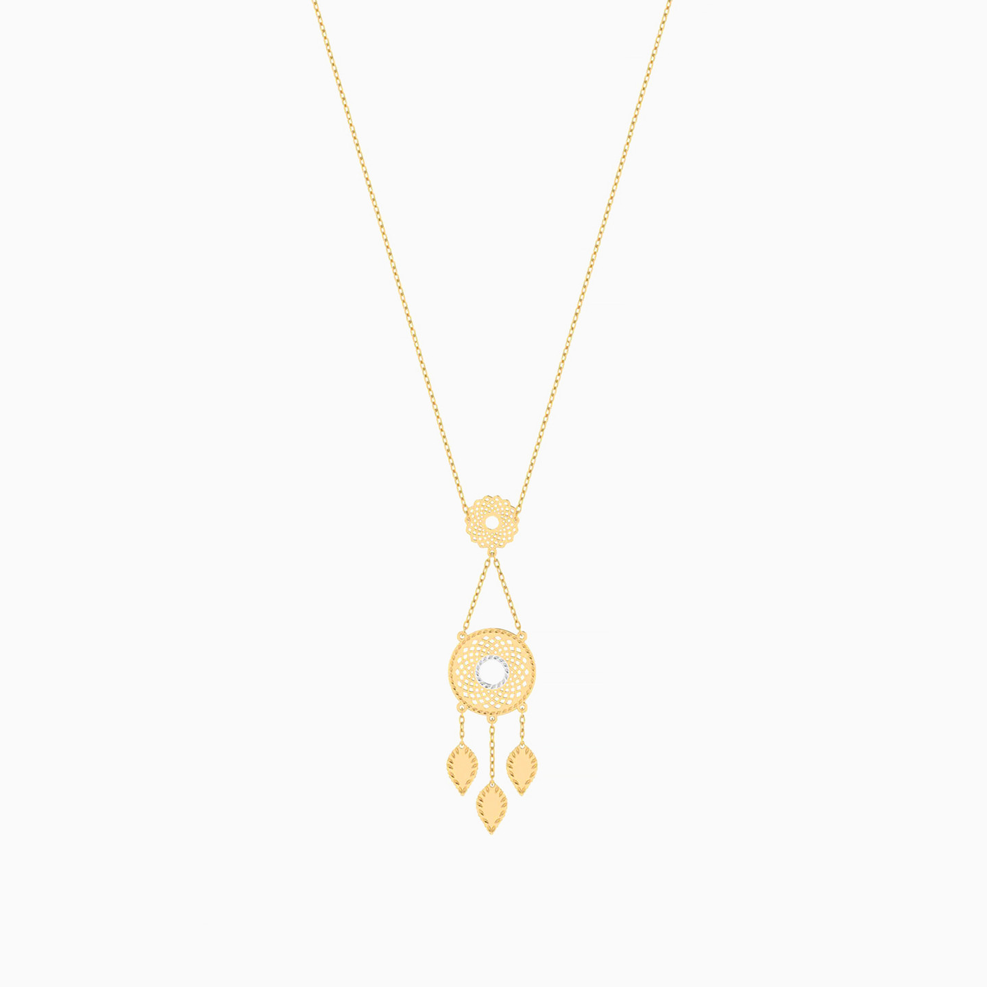 Dreamcatcher Necklace In 18K Gold - 2 Dreamcatcher Necklace In 18K Gold - 2