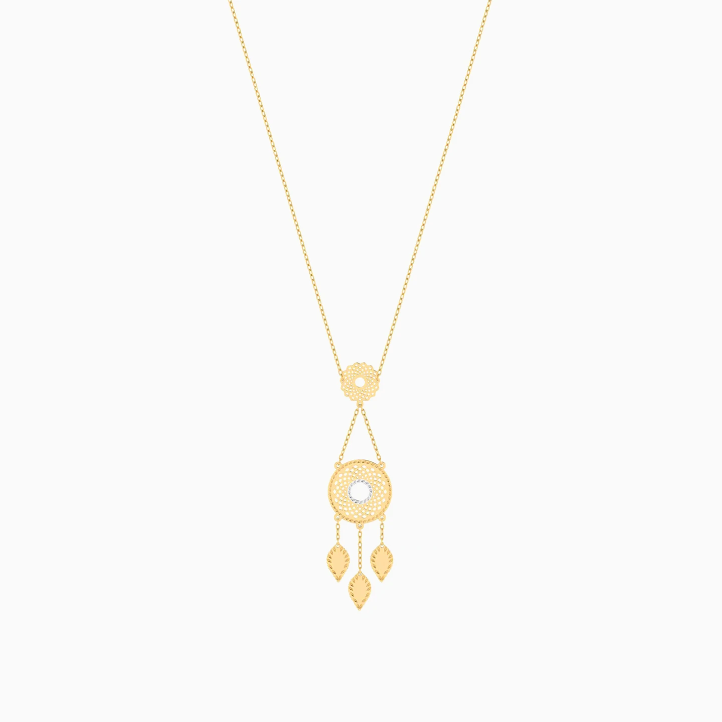 Dreamcatcher Necklace in 18K Gold - 3 Dreamcatcher Necklace in 18K Gold - 3