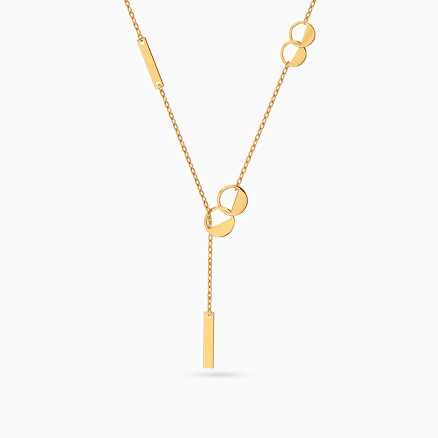 Circle Chain Necklace in 18K Gold