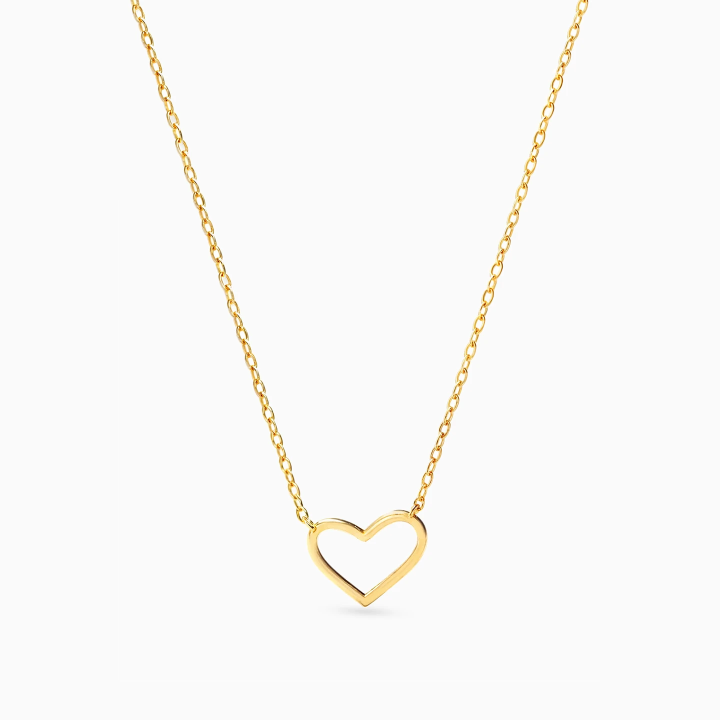 Heart Necklace in 18K Gold - 3 Heart Necklace in 18K Gold - 3