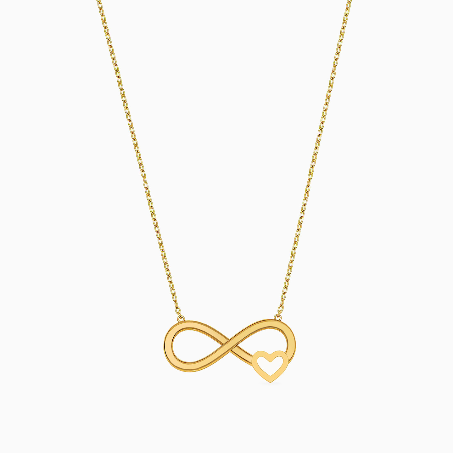 Infinity Necklace In 18K Gold - 2 Infinity Necklace In 18K Gold - 2