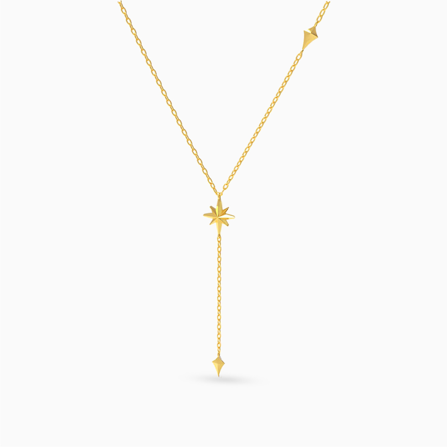 Star Necklace In 18K Gold