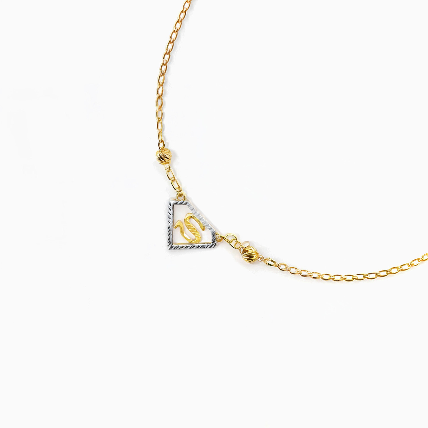 18K Gold Chain Bracelet - 2