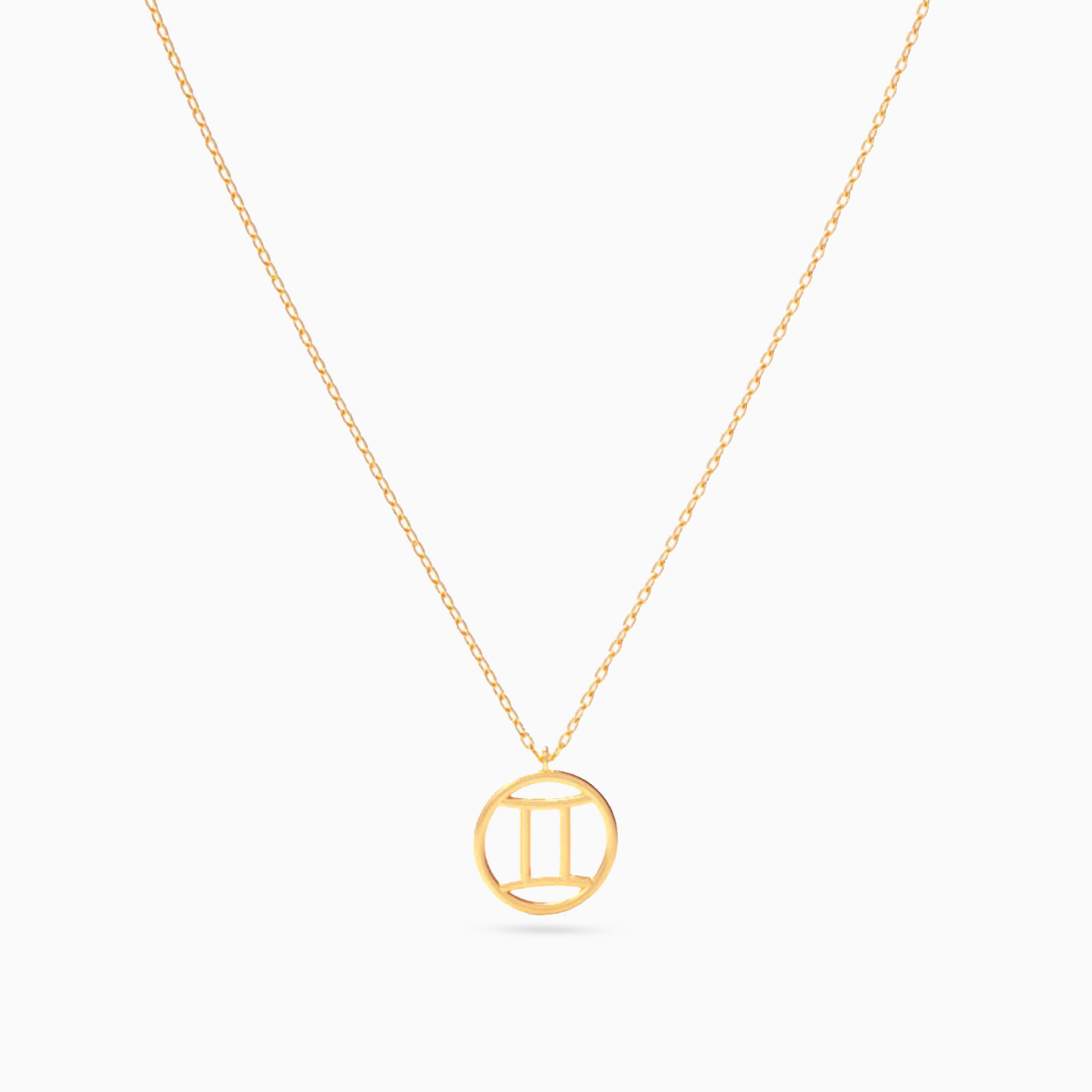 Gemini Necklace in 18K Gold - 3 Gemini Necklace in 18K Gold - 3