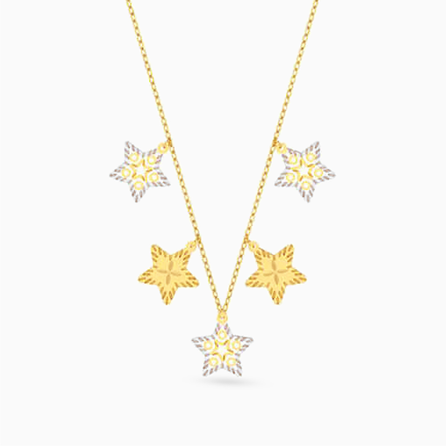 Star Chain Necklace in 18K Gold Star Chain Necklace in 18K Gold