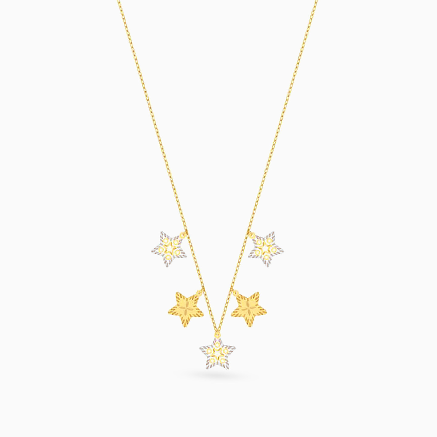 Star Chain Necklace in 18K Gold - 2 Star Chain Necklace in 18K Gold - 2
