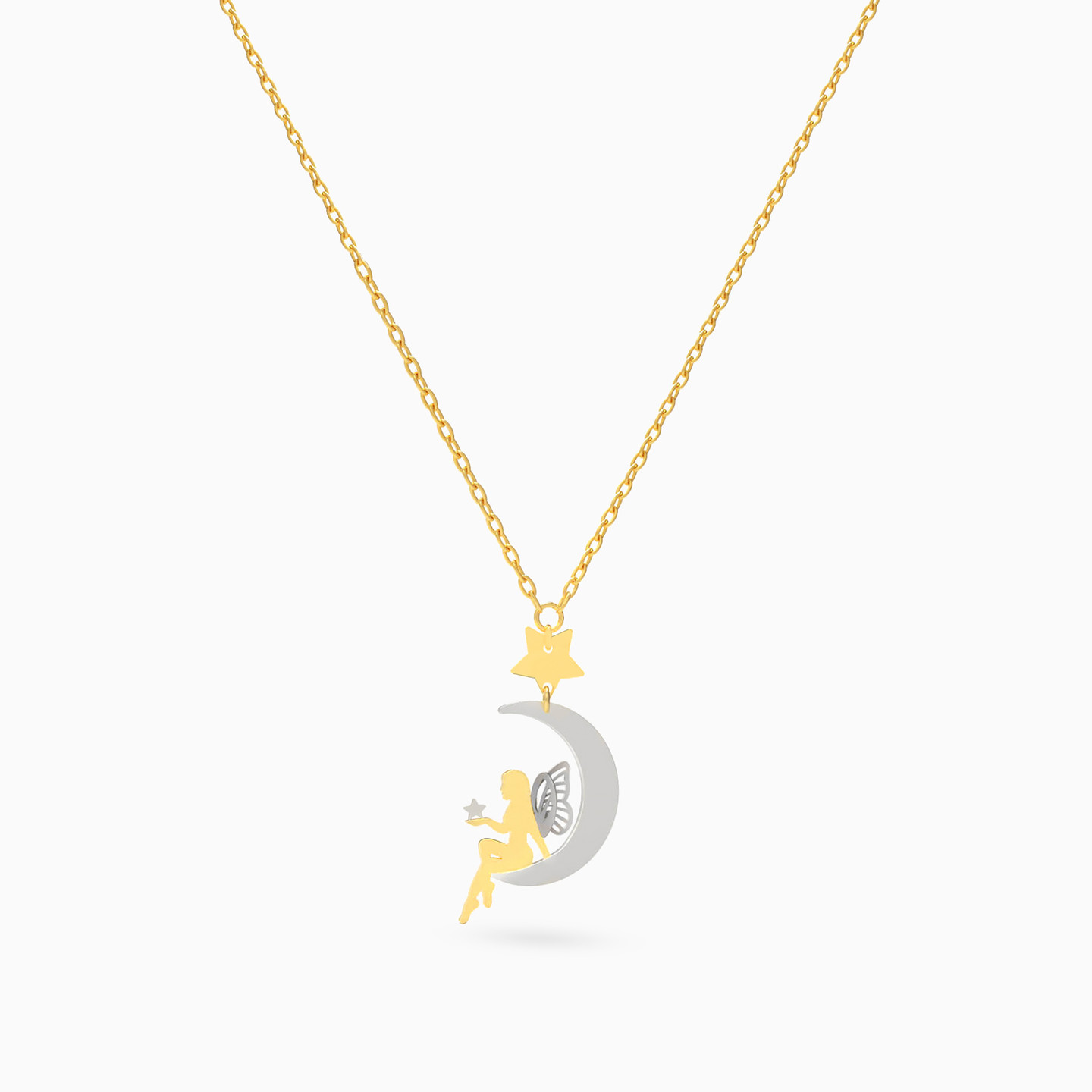 18K Gold Pendant Necklace - 2