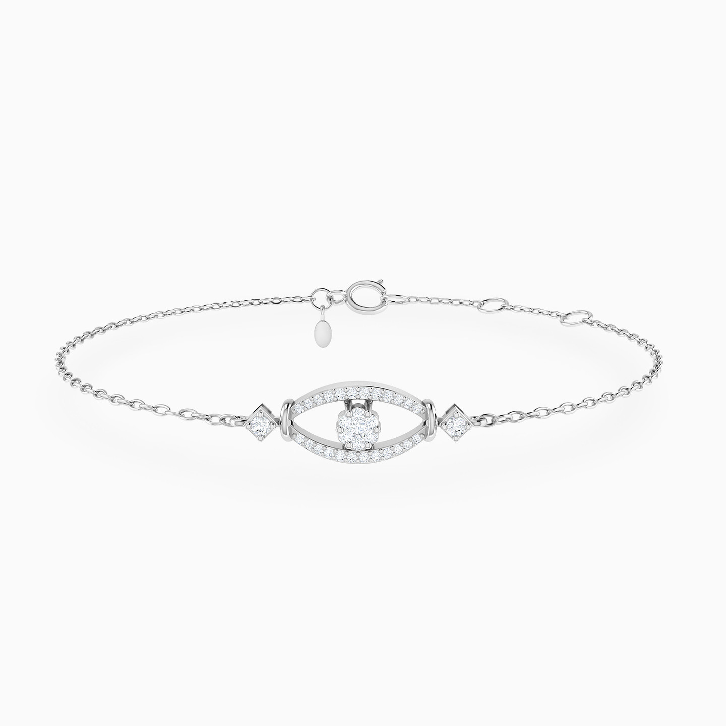 Marquise Diamond Chain Bracelet in 18K Gold Marquise Diamond Chain Bracelet in 18K Gold