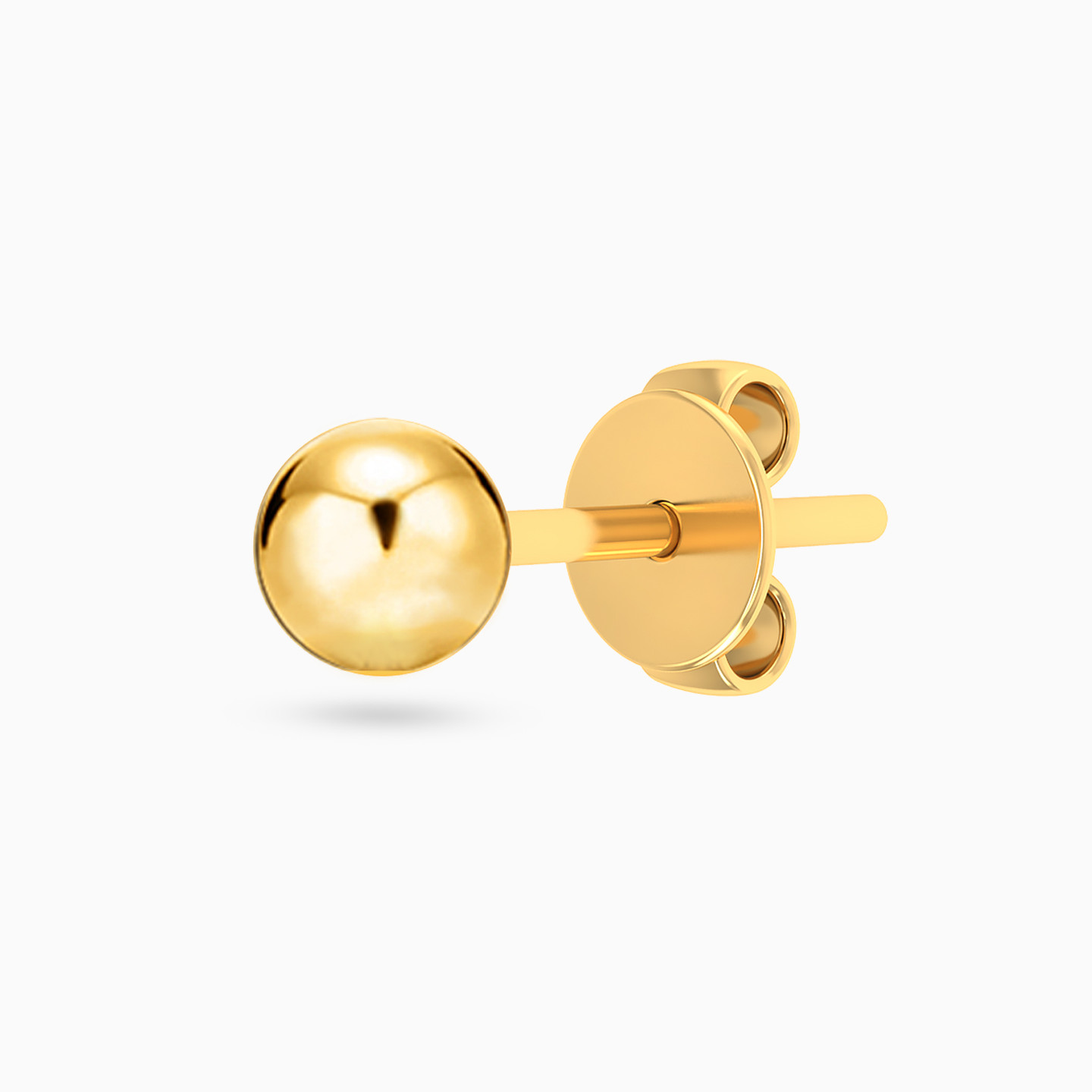 14K Gold Stud Earrings - 3