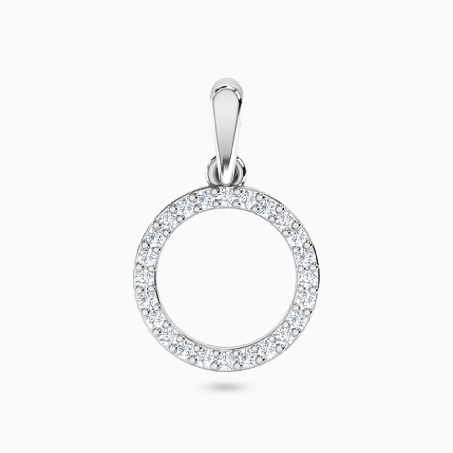 18K Gold Diamond Pendant