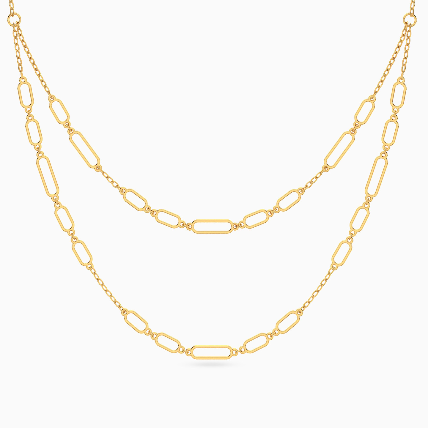 Links Layered Necklace in 18K Gold Links Layered Necklace in 18K Gold