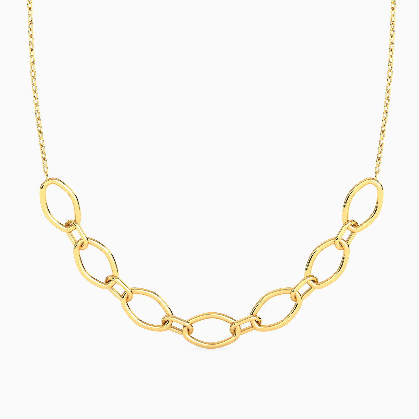 سلسلة ذهب حلقات عيار 18 قيراط