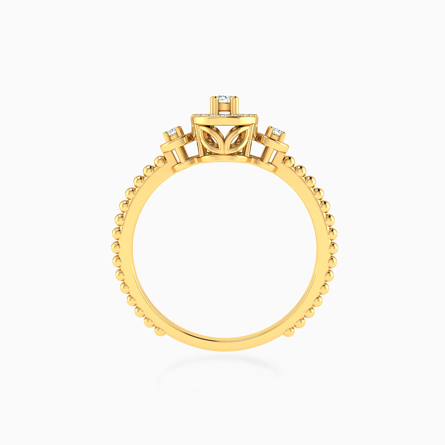 18K Gold Diamond Statement Ring - 3