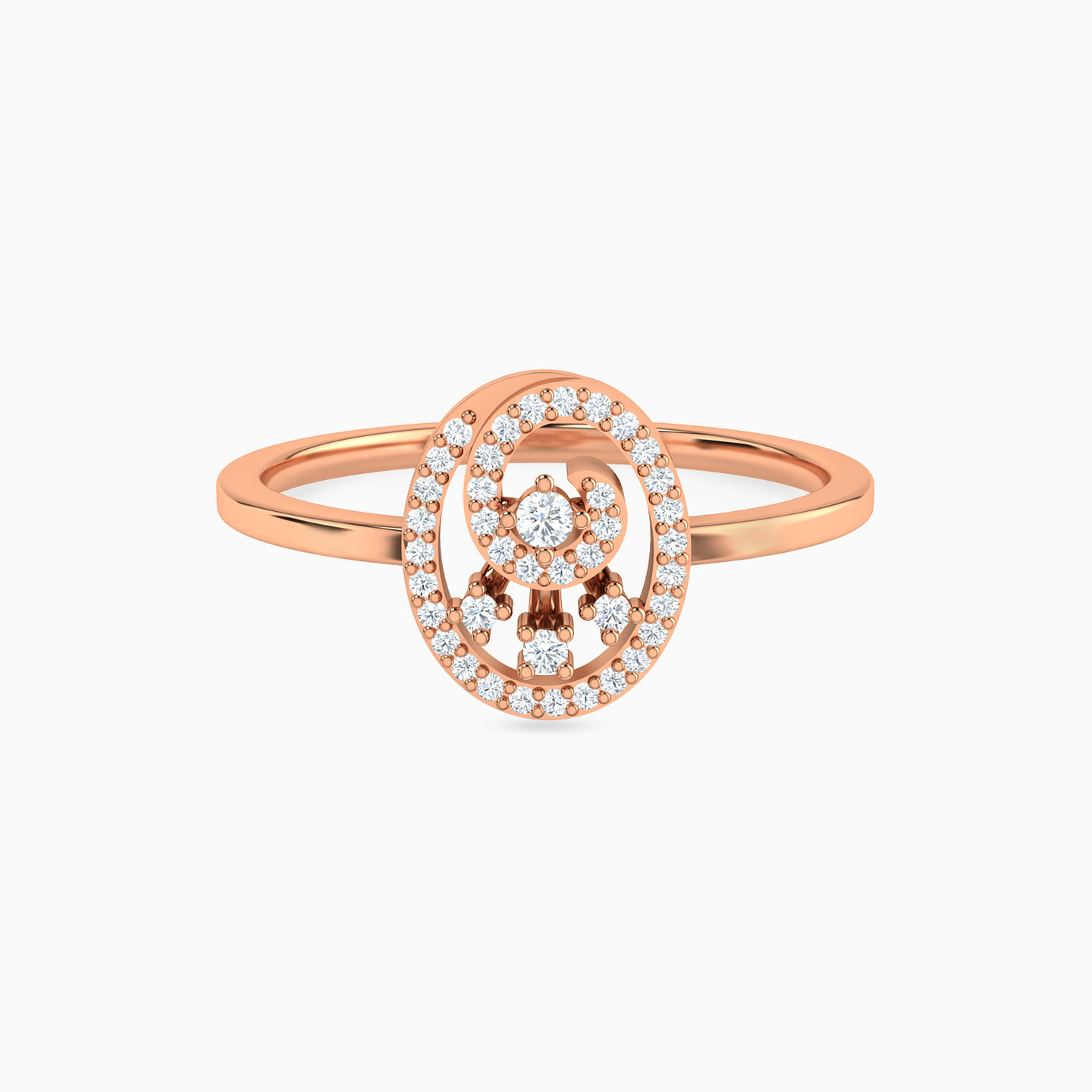 18K Gold Diamond Statement Ring