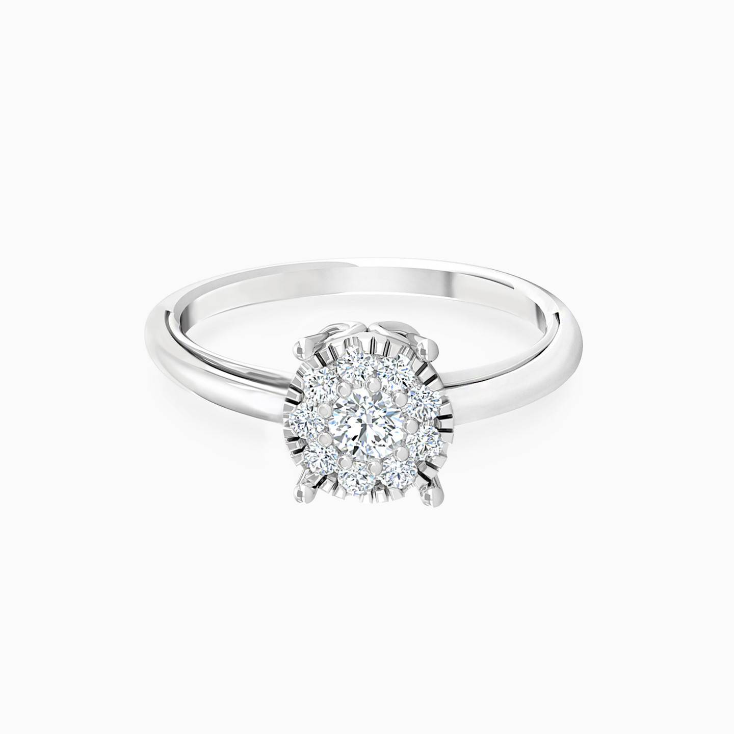 18K Gold Diamond Statement Ring