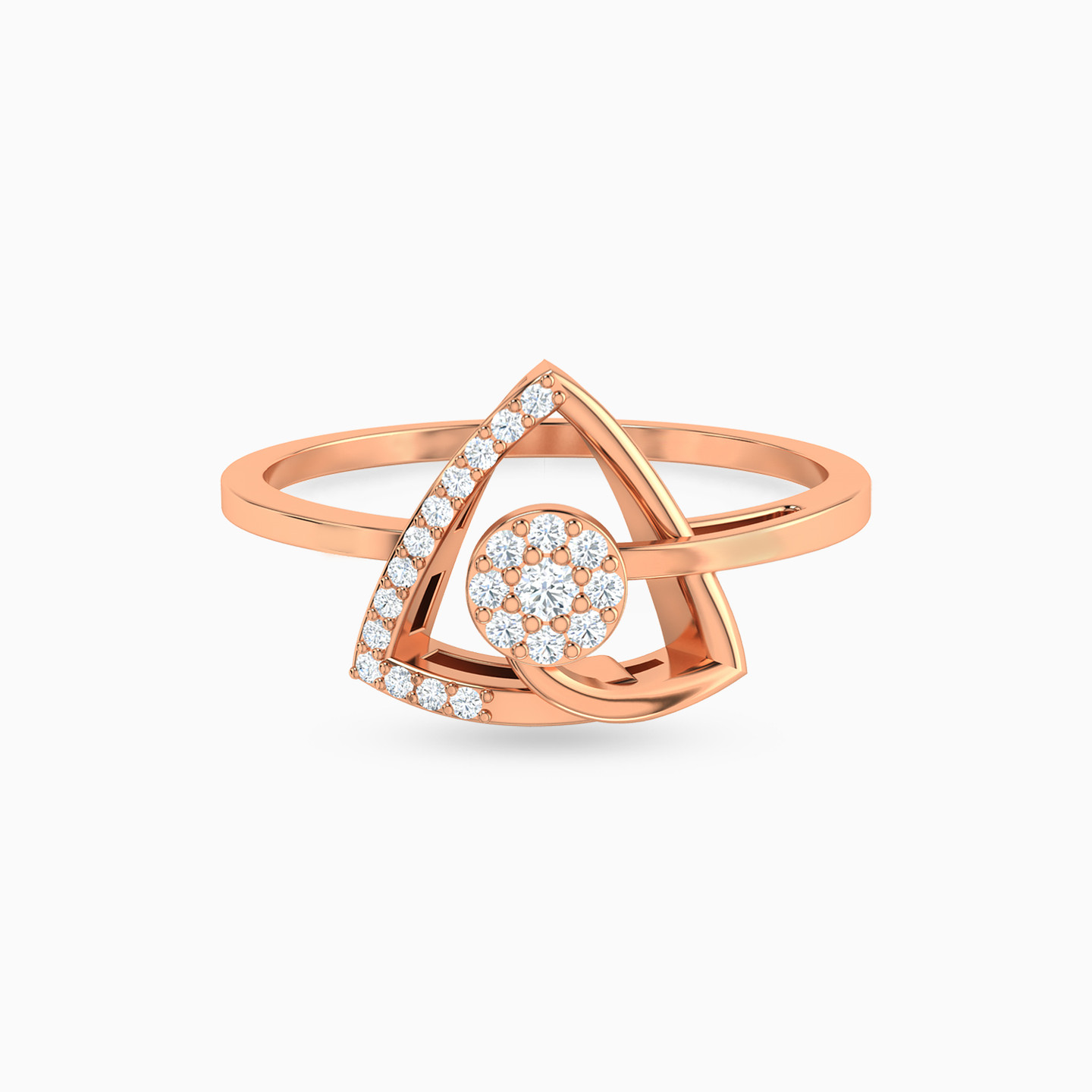 18K Gold Diamond Statement Ring