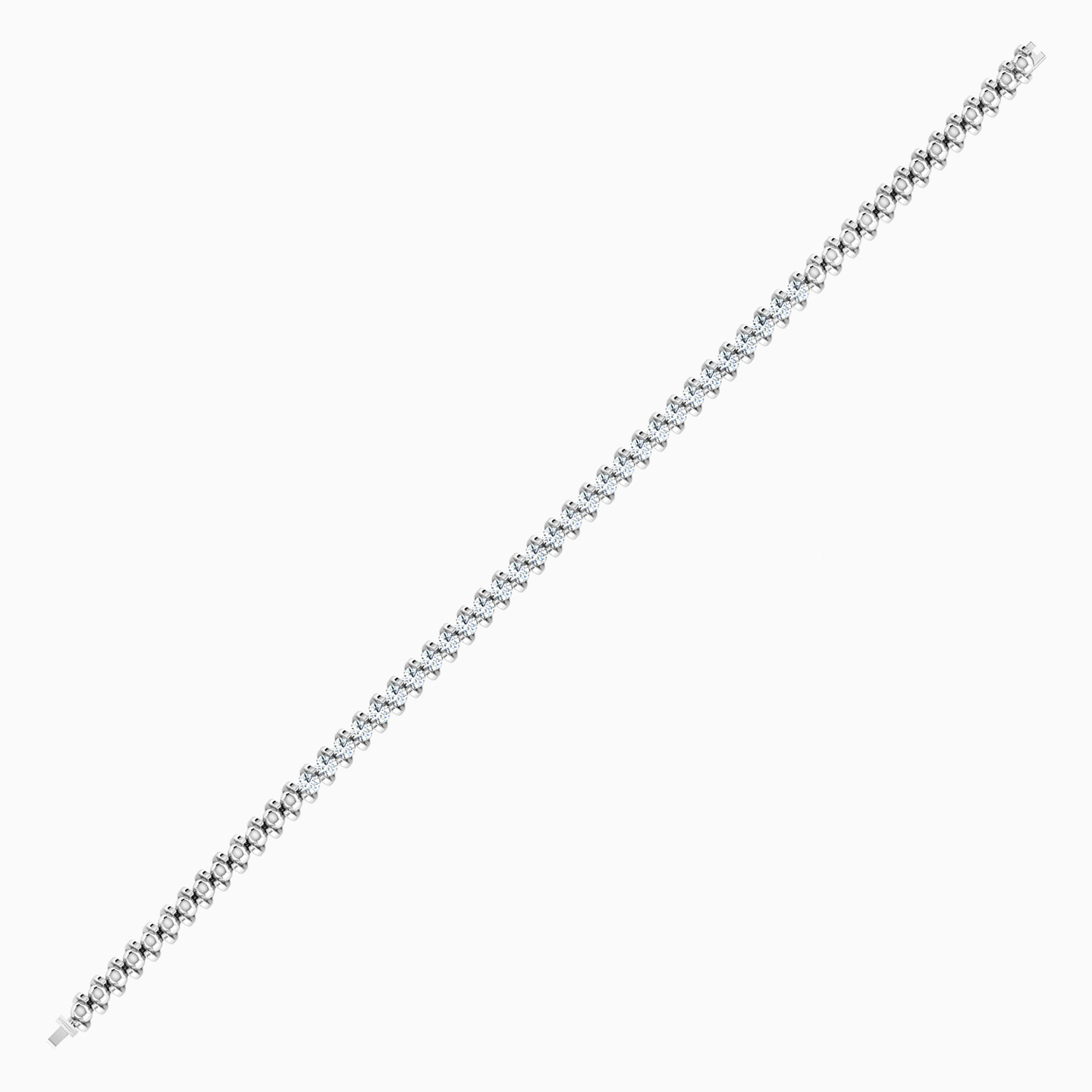 Diamond Tennis Bracelet in 18K Gold - 3