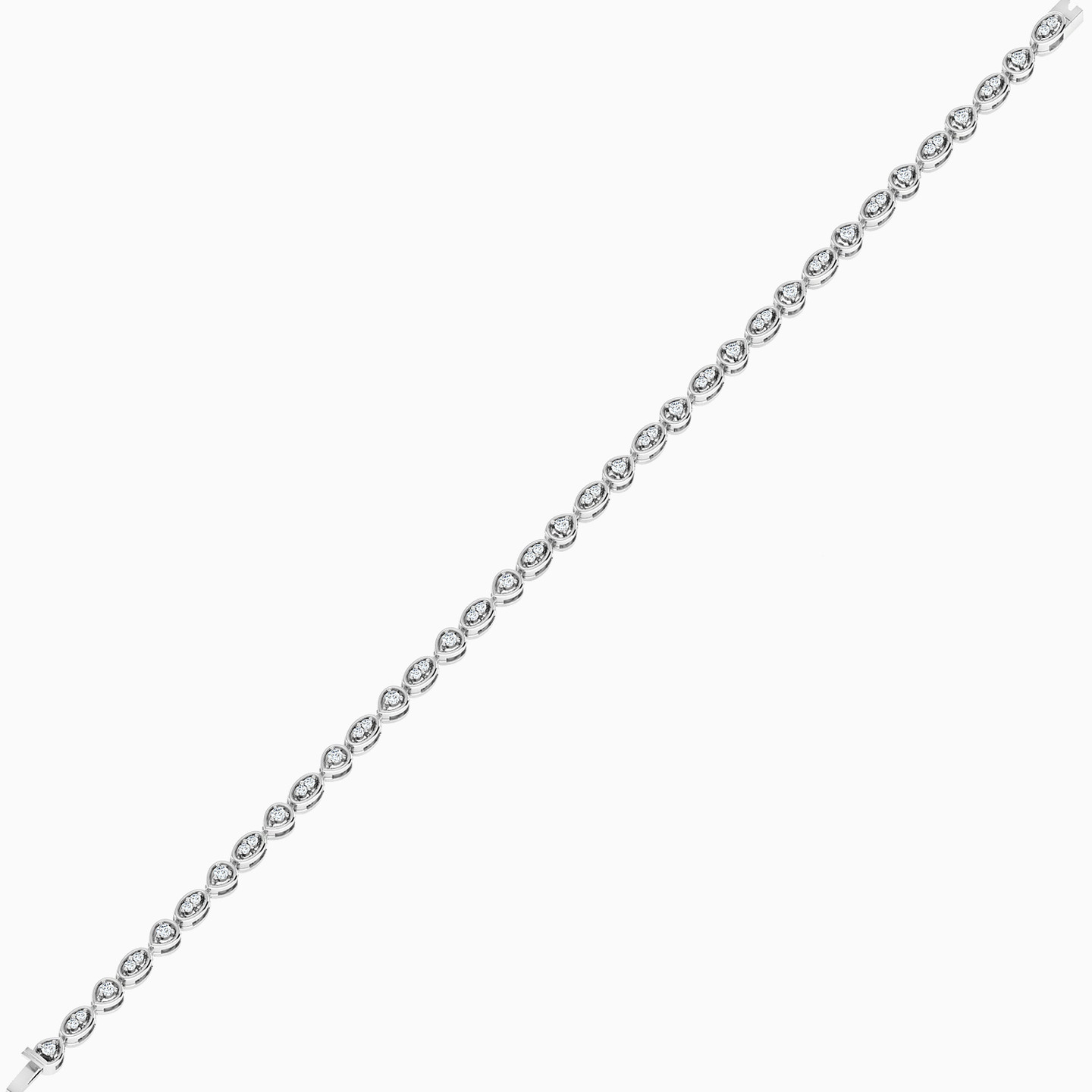 18K Gold Diamond Tennis Bracelet - 3