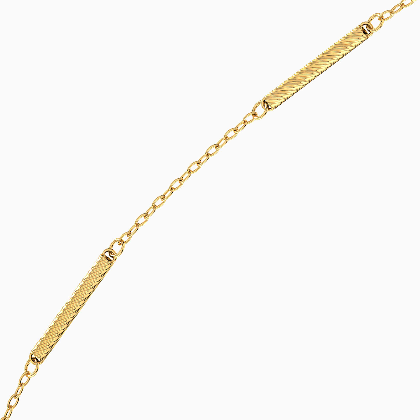 Slim Chain Necklace in 18K Gold - 3 Slim Chain Necklace in 18K Gold - 3