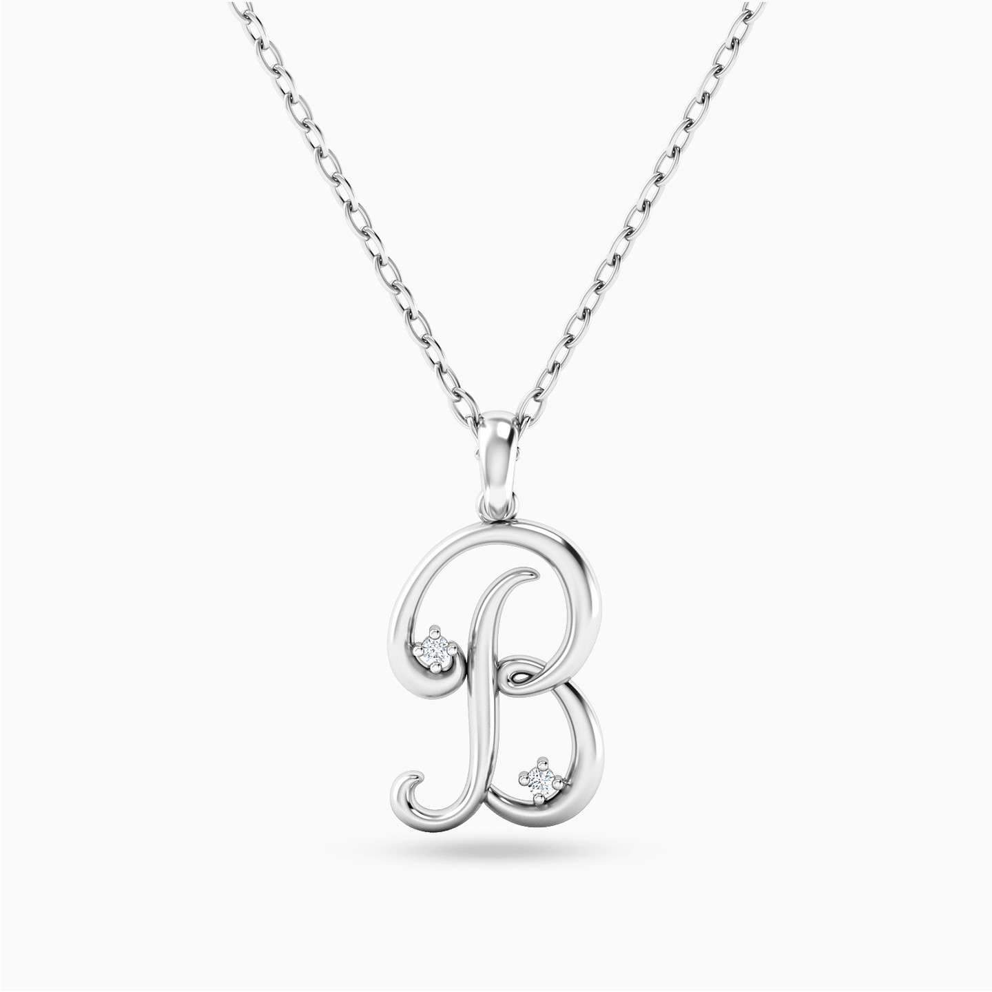 18K Gold Diamond Pendant Necklace